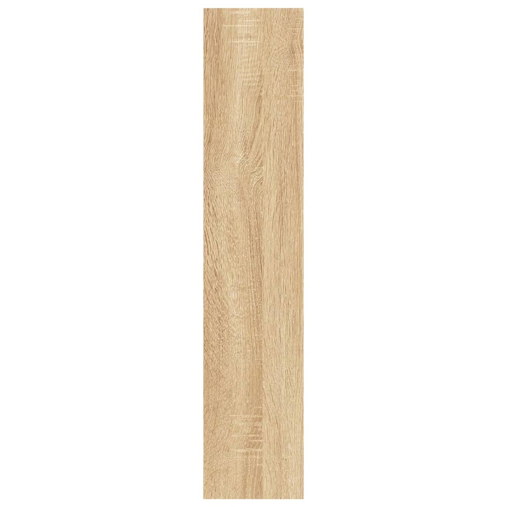 Vegghylle Sonoma Eik 90X16X78 Cm Konstruert Tre