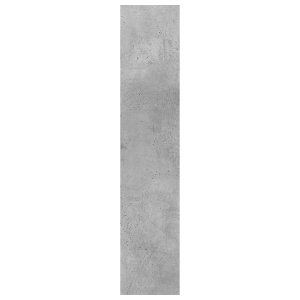 Vegghylle Betonggrå 90X16X78 Cm Konstruert Tre
