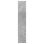 Vegghylle Betonggrå 90X16X78 Cm Konstruert Tre