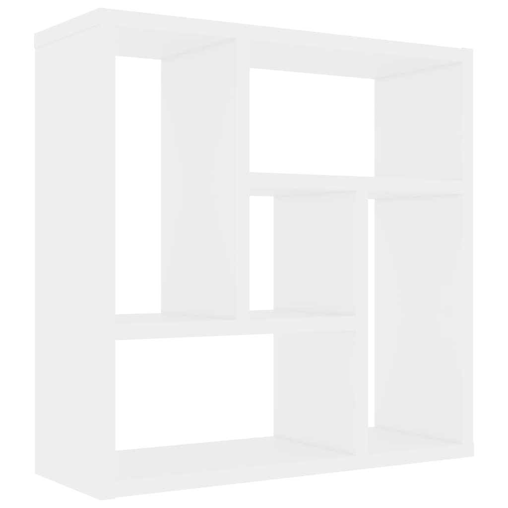 Vegghylle Hvit 45,1X16X45,1 Cm Konstruert Tre