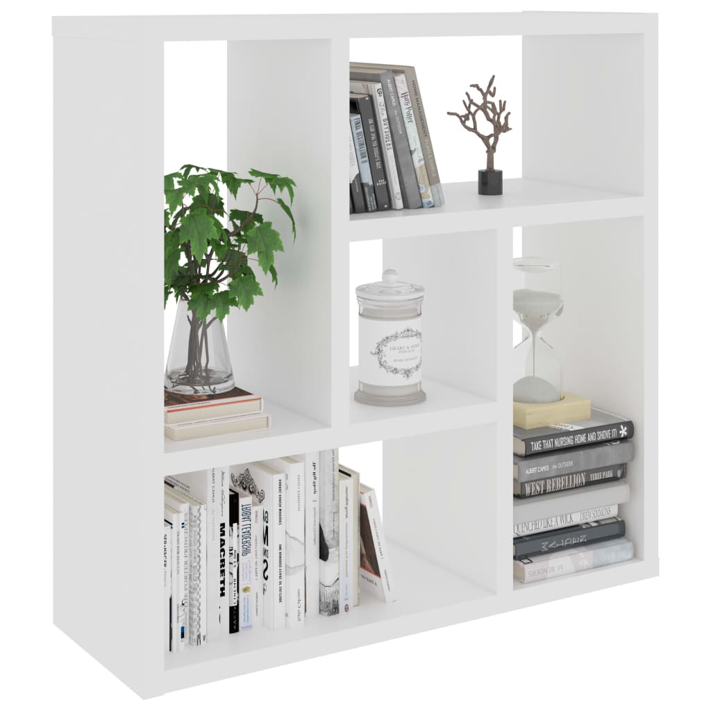Vegghylle Hvit 45,1X16X45,1 Cm Konstruert Tre