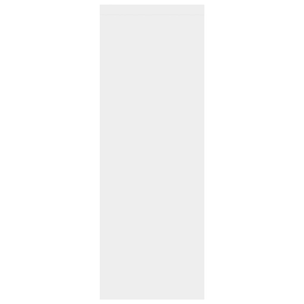Vegghylle Hvit 45,1X16X45,1 Cm Konstruert Tre