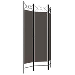 Romdeler 3 Paneler Antrasitt 120X180 Cm