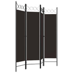 Romdeler 4 Paneler Brun 160X180 Cm