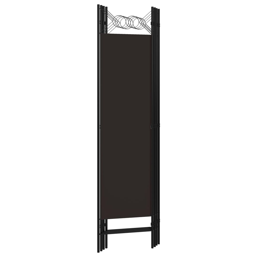 Romdeler 4 Paneler Brun 160X180 Cm