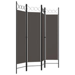 Romdeler 4 Paneler Antrasitt 160X180 Cm