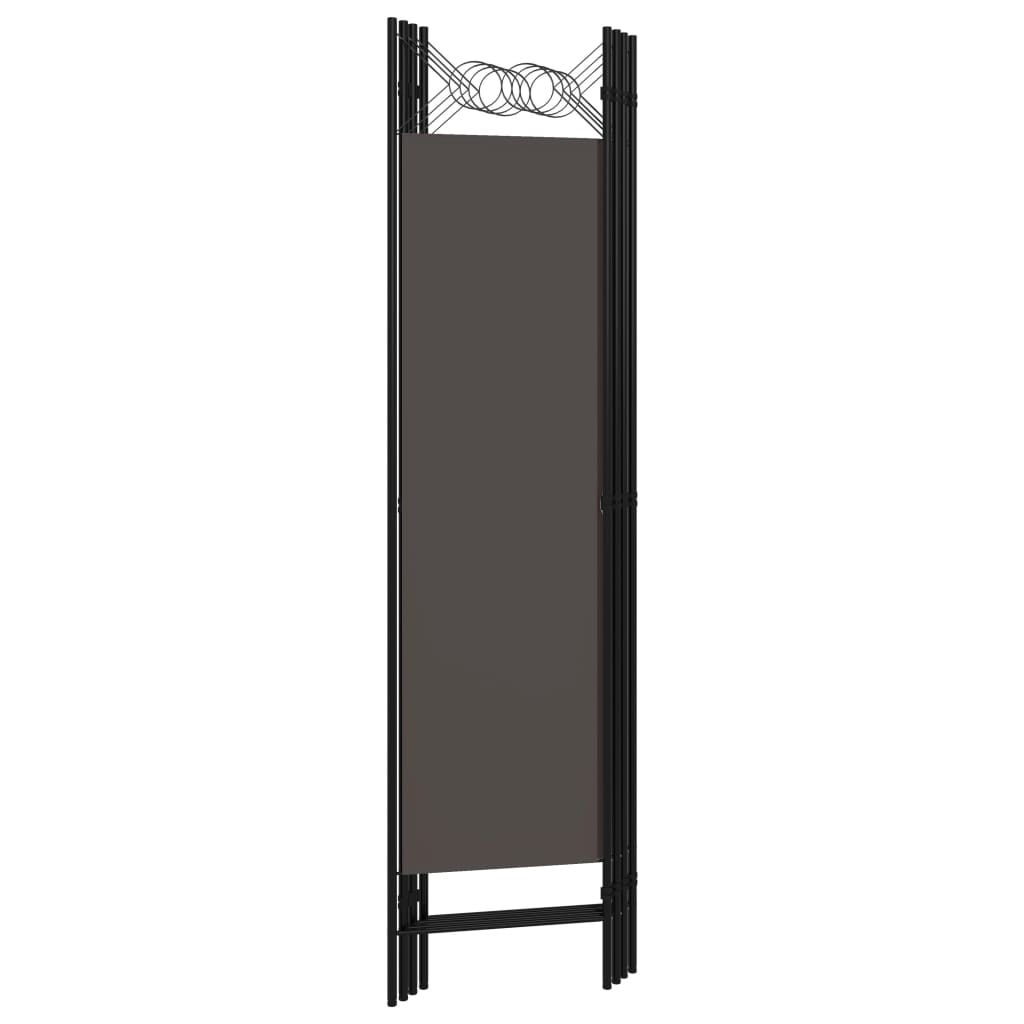 Romdeler 4 Paneler Antrasitt 160X180 Cm