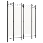 Romdeler 5 Paneler Hvit 200X180 Cm