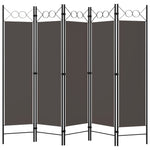 Romdeler 5 Paneler Antrasitt 200X180 Cm