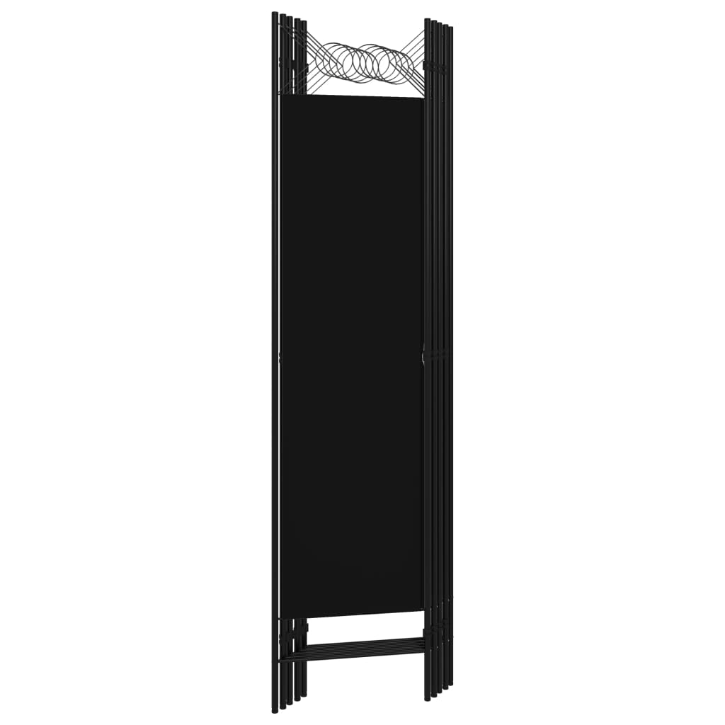 Romdeler 5 Paneler Svart 200X180 Cm