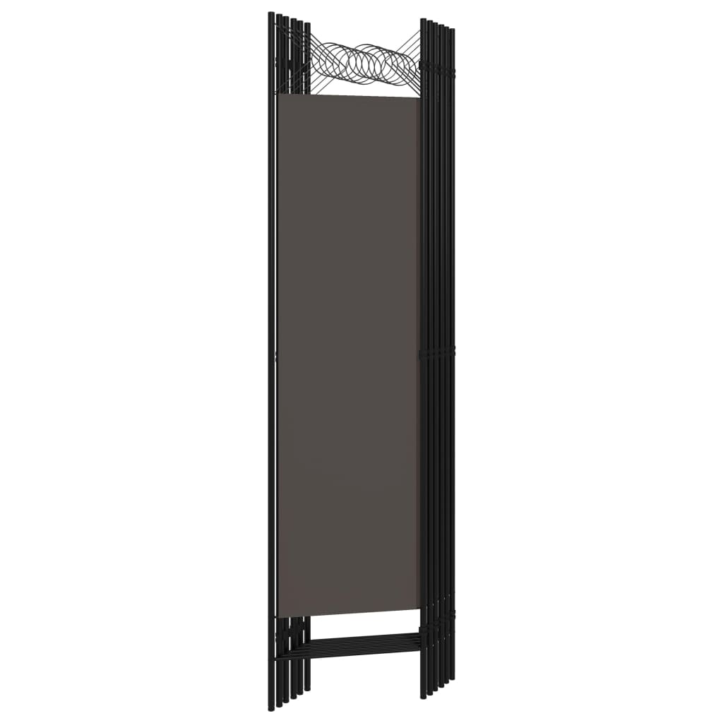 Romdeler Med 6 Paneler Antrasitt 240X180 Cm