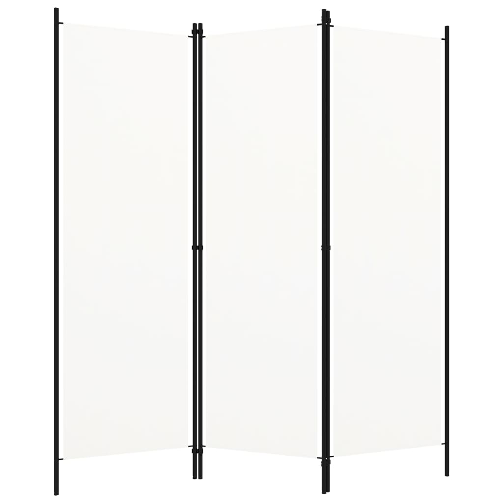 Romdeler 3 Paneler Hvit 150X180 Cm