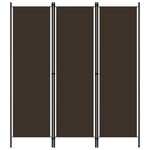 Romdeler 3 Paneler Brun 150X180 Cm