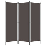 Romdeler 3 Paneler Antrasitt 150X180Cm