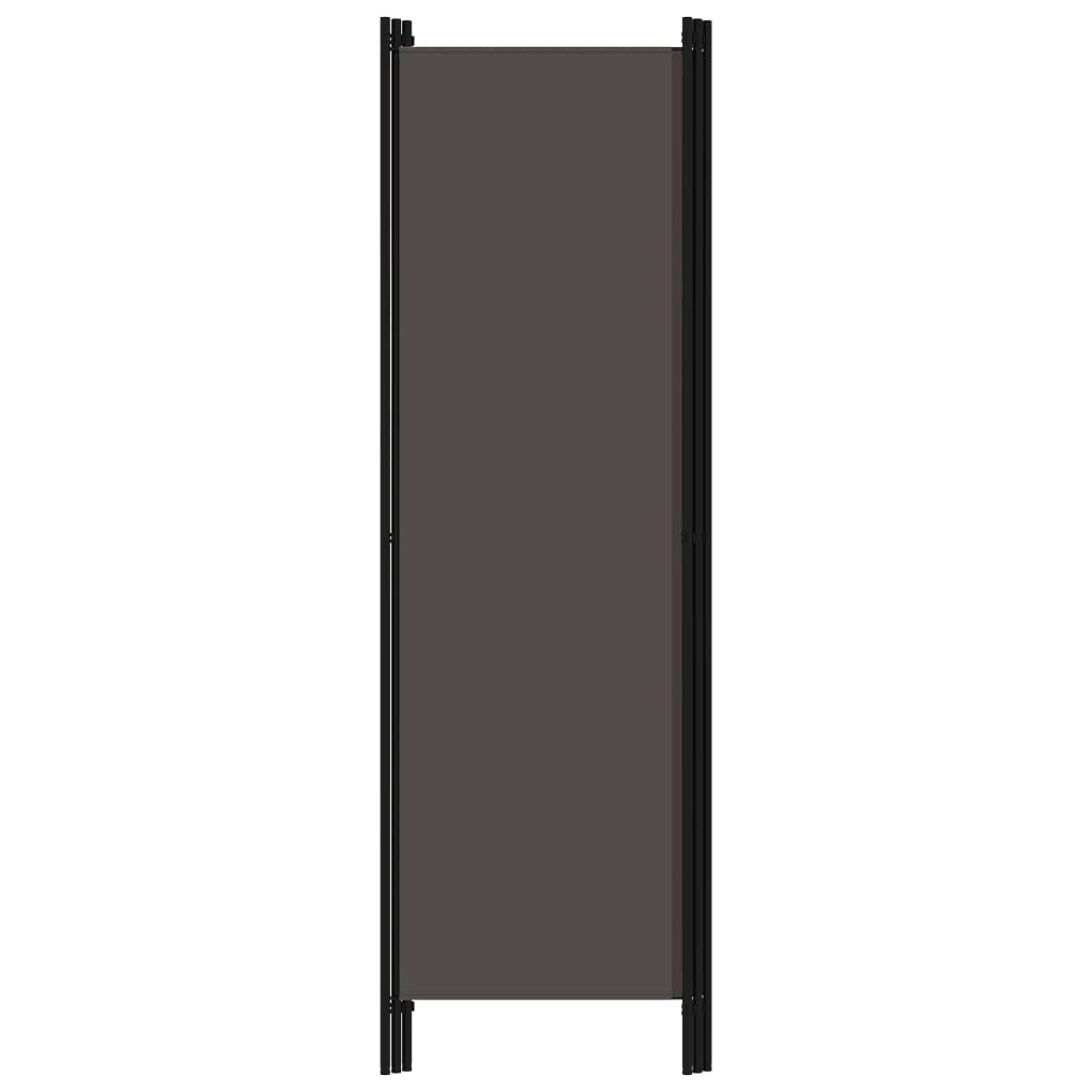 Romdeler 3 Paneler Antrasitt 150X180Cm