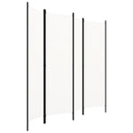 Romdeler 4 Paneler Hvit 200X180 Cm