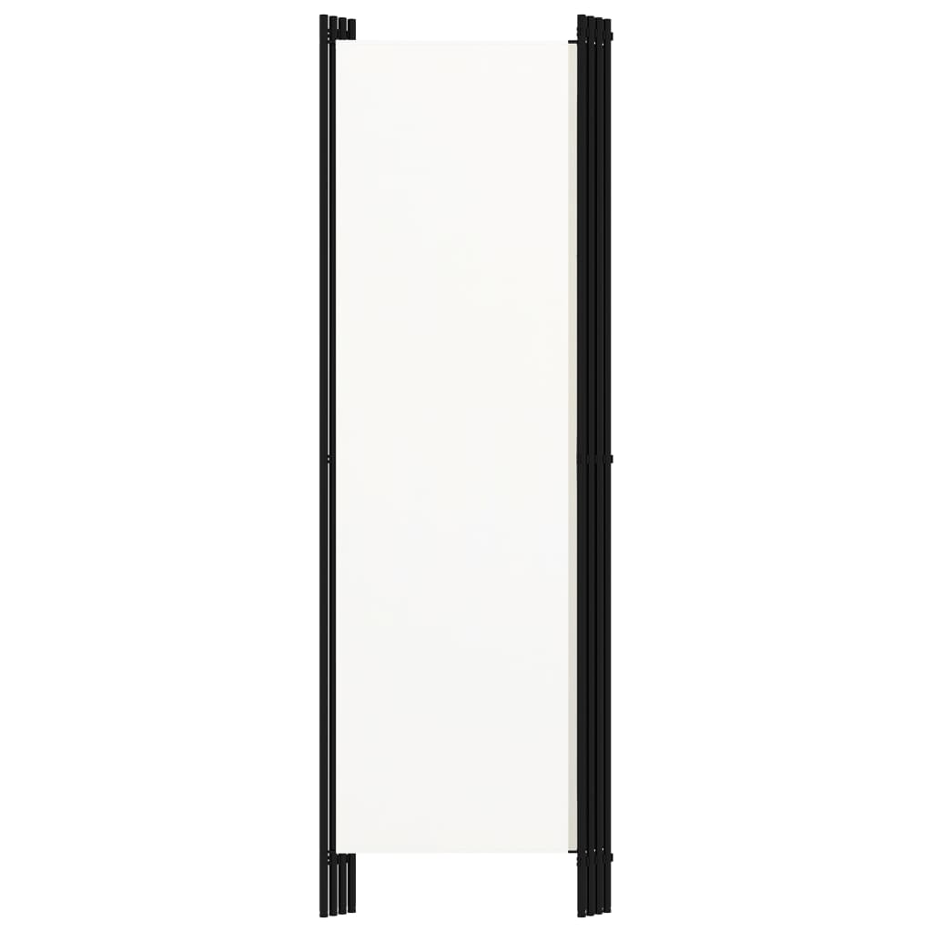 Romdeler 4 Paneler Hvit 200X180 Cm