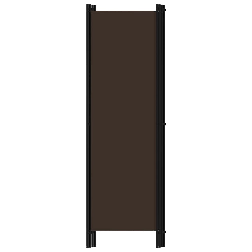 Romdeler 4 Paneler Brun 200X180 Cm