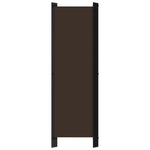 Romdeler 4 Paneler Brun 200X180 Cm