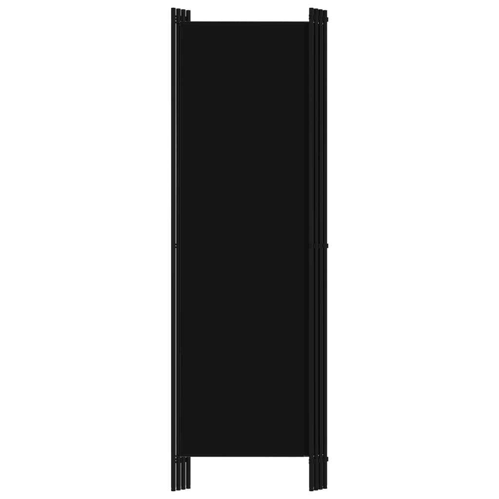Romdeler 4 Paneler Svart 200X180 Cm