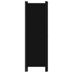 Romdeler 4 Paneler Svart 200X180 Cm