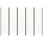 Romdeler Med 5 Paneler Hvit 250X180 Cm
