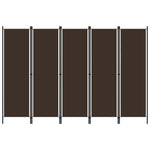 Romdeler Med 5 Paneler Brun 250X180 Cm
