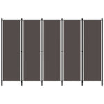 Romdeler Med 5 Paneler Antrasitt 250X180 Cm