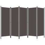 Romdeler Med 5 Paneler Antrasitt 250X180 Cm