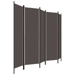Romdeler Med 5 Paneler Antrasitt 250X180 Cm
