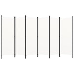 Romdeler Med 6 Paneler Hvit 300X180 Cm