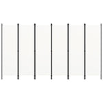 Romdeler Med 6 Paneler Hvit 300X180 Cm