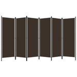 Romdeler Med 6 Paneler Brun 300X180 Cm