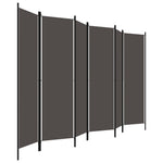 Romdeler Med 6 Paneler Antrasitt 300X180 Cm