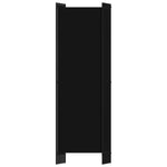Romdeler Med 6 Paneler Svart 300X180 Cm