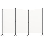 Romdeler 3 Paneler Hvit 260X180 Cm Stoff