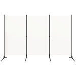 Romdeler 3 Paneler Hvit 260X180 Cm Stoff
