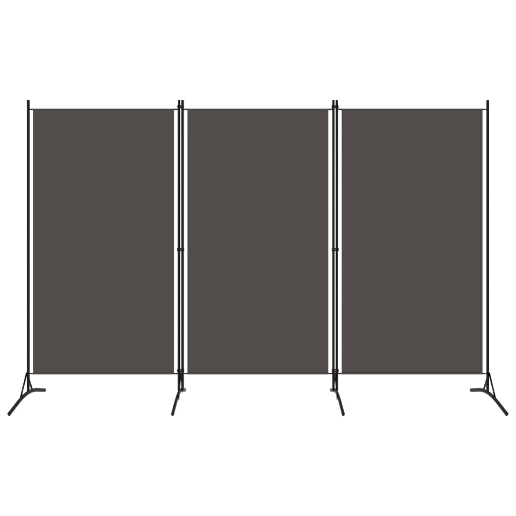 Romdeler 3 Paneler Antrasitt 260X180 Cm
