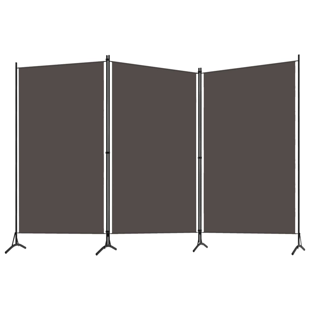 Romdeler 3 Paneler Antrasitt 260X180 Cm