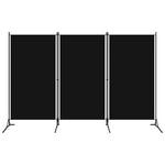 Romdeler 3 Paneler Svart 260X180 Cm