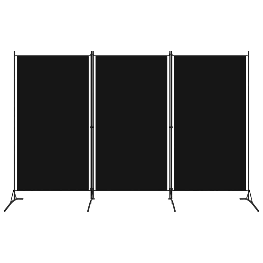 Romdeler 3 Paneler Svart 260X180 Cm