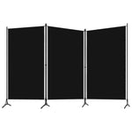 Romdeler 3 Paneler Svart 260X180 Cm