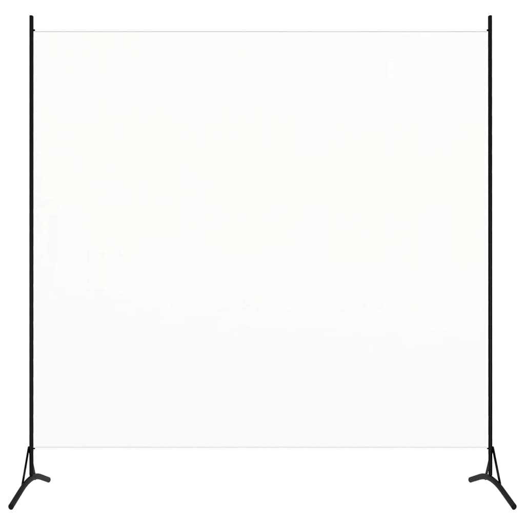 Romdeler Hvit 175X180 Cm Stoff