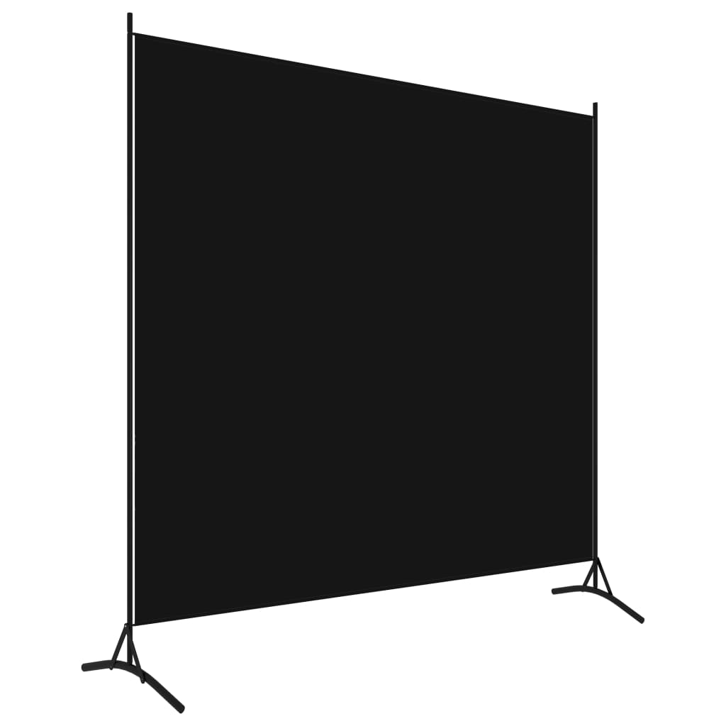 Romdeler Svart 175X180 Cm Stoff