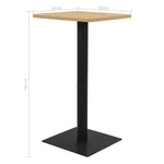 Bistrobord Eikefarge 50X50X107 Cm