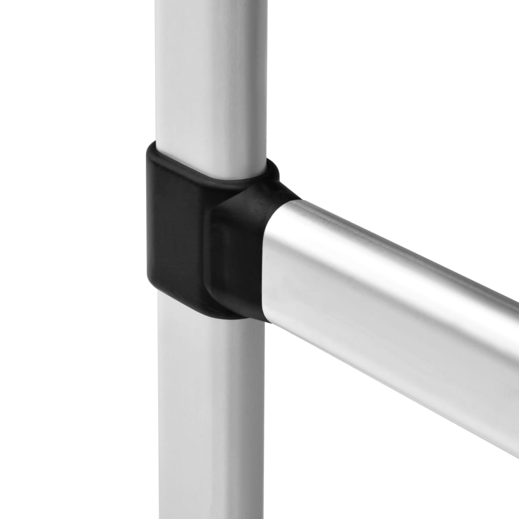 Teleskopisk Garderobesystem Med Stenger Aluminium