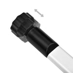 Teleskopisk Garderobesystem Med Stenger Og Hylle Aluminium