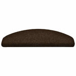 Selvklebende Trappematter 15 Stk Brun 65X21X4 Cm Nålestempel
