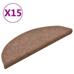 Trappetrinnstepper 15 Stk Brun 56X17X3 Cm