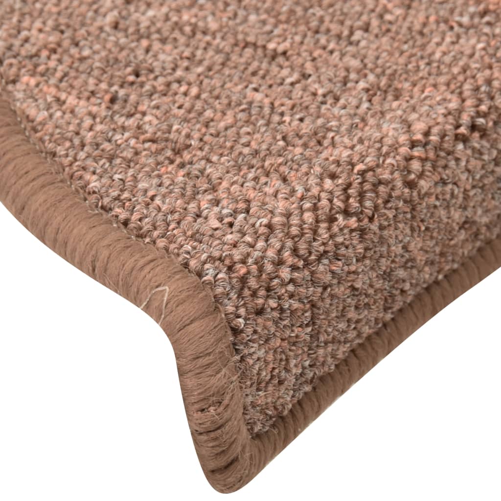 Trappetrinnstepper 15 Stk Brun 56X17X3 Cm